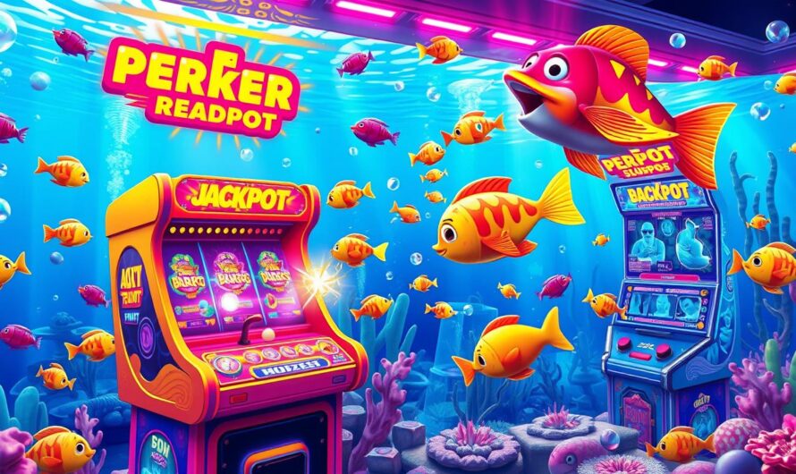 Bermain Permainan Tembak Ikan di Dalam Pedesaan