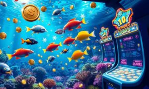 Bermain Permainan Tembak Ikan di Dalam Pedesaan