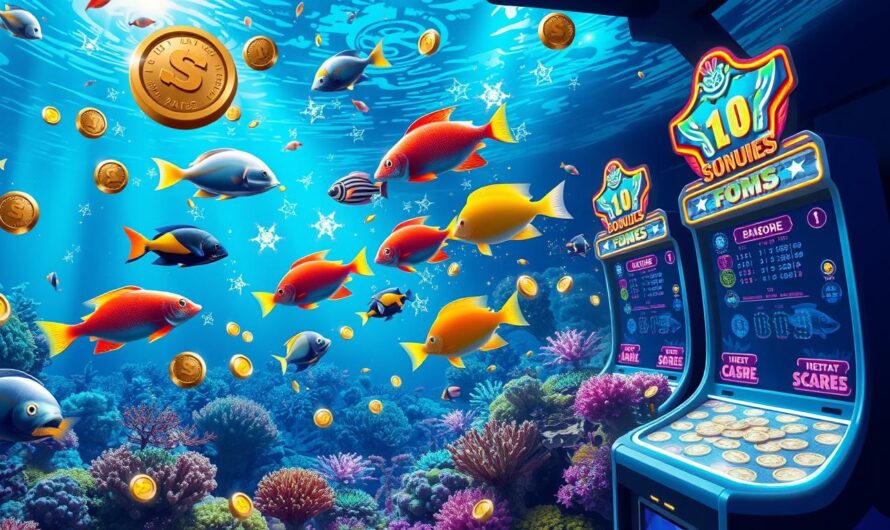 Bermain Permainan Tembak Ikan di Dalam Pedesaan